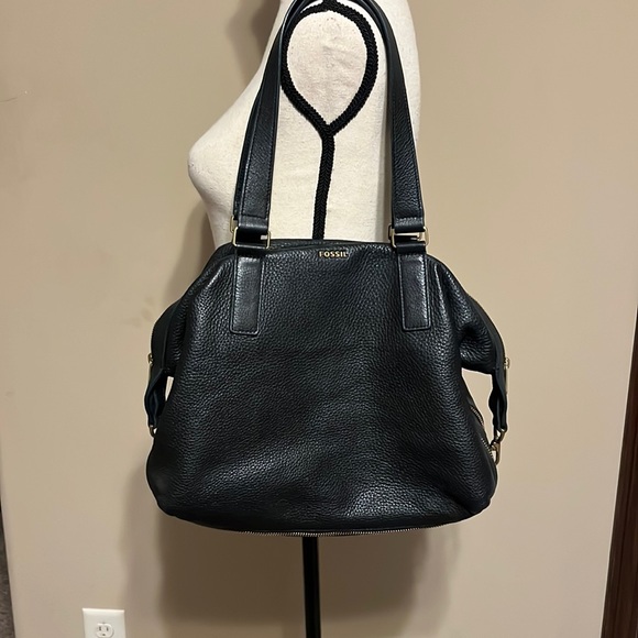 Fossil Handbags - Fossil Preston large leather satchel